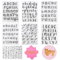 Stamps for Cookies Letters Cake Sweet Letters Stamp Decorati