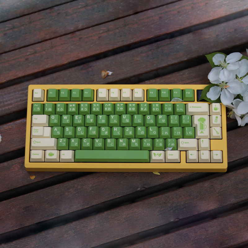 Midday Gmk Creammatcha Thick Milk Matcha Pbt Original Sublimation Mechanical Keycaps Customized Full Set Midday Gmk Creammatcha Thick Milk Matcha Pbt Original Sublimation Mechanical Keycaps Customized Full Set