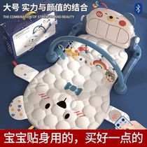 Baby energy-consuming toy pedal piano fitness stand lying down and playing pedaling baby toys for toddlers 0 to 1 years old