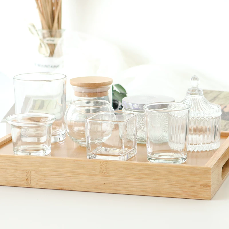 梦飞儿 Creative aromatherapy handmade, transparent glass candle, DIY