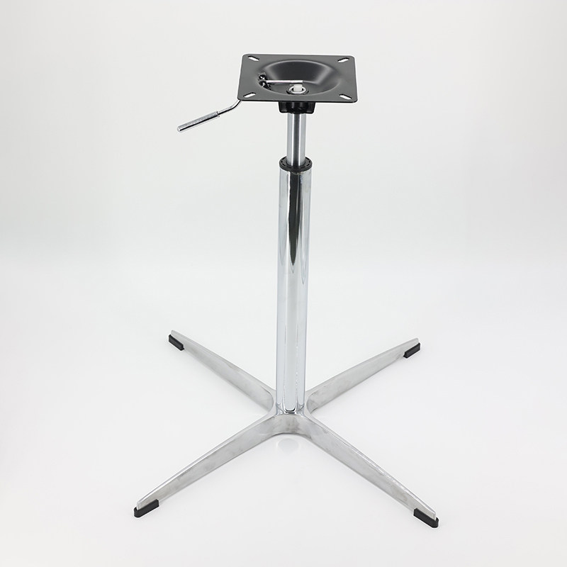 Aluminum alloy 4-star foot cross foot lifting table foot legs lifting table face accessories table tea table chair accessories-Taobao