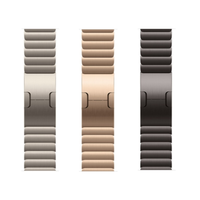 Suitable for Apple Watch Ultra 3 Strap Chain-Type Stainless Steel 9 Apple iWatch S11 Metal Steel Strap 49mm