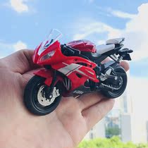 Mini simulation car model handheld motorcycle alloy locomotive childrens toy car home decoration