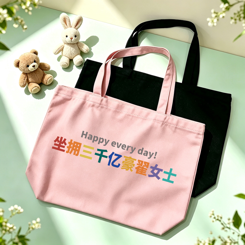 Ms. Zhao, a Billionaire, Has a Canvas Tote Bag with a Picture and a Name That Sounds Like a Homophone, Large Capacity, Creative Gift for Giving Ms. Zhao, a Billionaire, Has a Canvas Tote Bag with a Picture and a Name That Sounds Like a Homophone, Large Capacity, Creative Gift for Giving