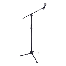 Mic shelving type professional singer stage performance with hand holding lifting wheat rack upright three-leger microphone holder