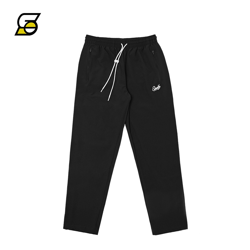 Slamble Sports Quick-Drying Casual Pants with Pockets and Zippers, Loose Fit for Men and Women, Basketball Training Fitness Pants