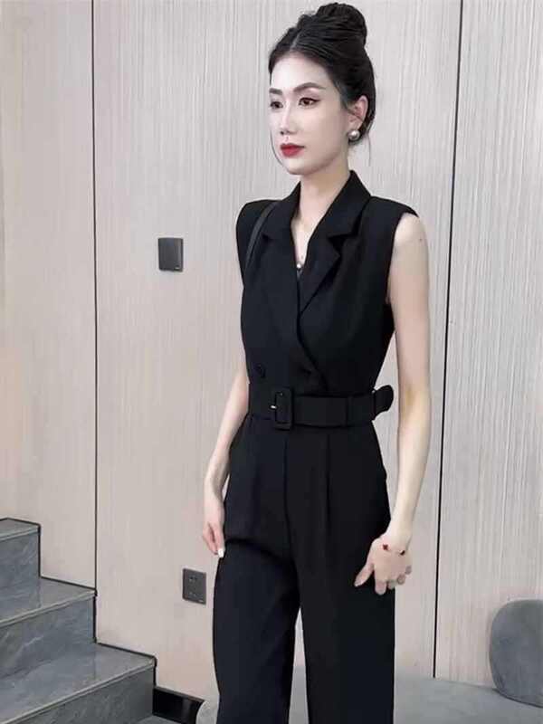 2026 Summer New Trendy Jumpsuit for Women, Stylish and Elegant, Light Luxury, Professional Commuting, Slimming Jumpsuit