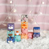 Infant soft 868 glue accumulation early wood Puzzle Toy Animal Number of children Words Teach Hands-on Cross-border DIY clothing