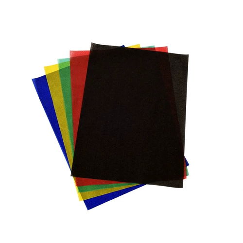森里惠 A4 Color Re -Warting Paper Clate с большой одноположенной печатной бумагой для печати обувь для одежды -вышивка, наказание, копирование, красный, черный, желтый, синий и зеленый экземпляр бумаги