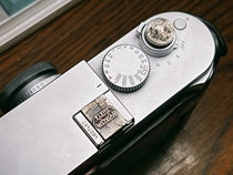 Leica Nikon camera stereo logo rock pure copper camera hot shoe cover