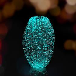Luminous Maltose Light Luxury Simple Luminous Glass Vase High-End Ornament for Water-Cultured Flowers, Roses, and Lilies