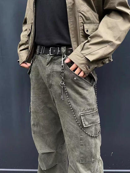 ketchupvintage圆珠钥匙合金裤链朋克日韩潮流搭配点缀配饰饰品