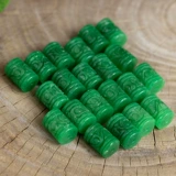 Изумрудный резной браслет из нефрита, аксессуары, DIY