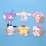 Кремовый чехол для телефона, детский аксессуар, заколка для волос ручной работы, магнит на холодильник, «сделай сам»