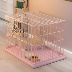 Resin Thickened Dog Cage Small Size Dogs Medium and Large Pet Cat Cage For Home Indoor Dog Cage with Toilet House