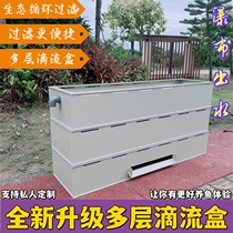 Courtyard Fish Pond Filter Tank Fish Pond Water Circulation System Fish Tank Filter Box Upper Filter Outdoor Pool Drip box