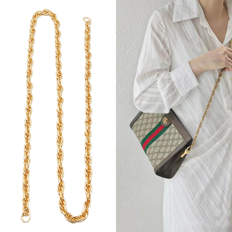 Suitable for Gucci Ophidia Bag Replacement, Gucci Chain Can Be Purchased Separately, Original Braided Chain, Chain Bag Strap, Shoulder Strap Accessories