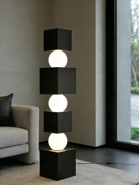 Italian Minimalist Floor Lamp Next to the Sofa in the Living Room, Bedside in the Bedroom, Modern Simple Creative Design, Eye Protection, Study Room Decoration