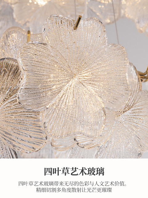 French-Style Chandelier Living Room Lamp Hall Main Light 2025 New Light Luxury Cream Style Crystal Lamp High-End Elegant Dining Room Lamp