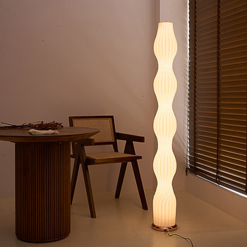 Trendy Grass Skirt Floor Lamp for Living Room, Decorative Ambient Light Beside Sofa, Bedroom High-End Light Luxury Floor-Standing Table Lamp