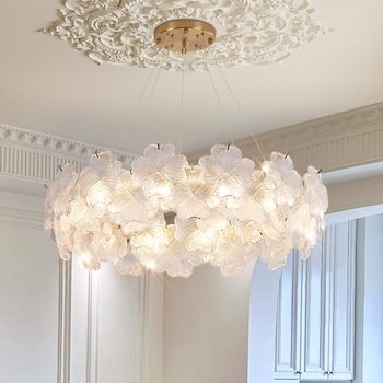 French-Style Chandelier Living Room Lamp Hall Main Light 2025 New Light Luxury Cream Style Crystal Lamp High-End Elegant Dining Room Lamp