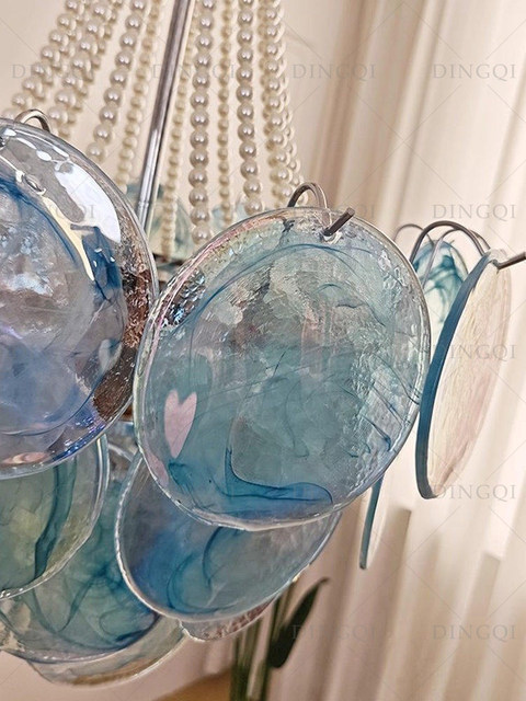 French-Style Glass Chandelier Living Room Main Light Designer 2025 New High-End Light Luxury Dining Room Bedroom Master Bedroom Lighting Fixtures