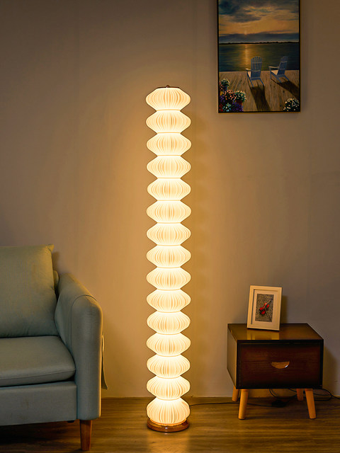 Calabash floor lamp light luxury living room sofa next to art Nordic modern vertical Chinese style festival high atmosphere decorative lamp