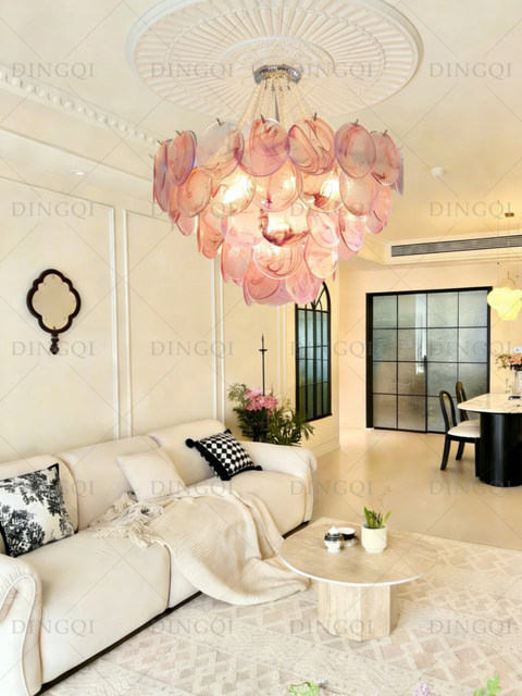 French-Style Glass Chandelier Living Room Main Light Designer 2025 New High-End Light Luxury Dining Room Bedroom Master Bedroom Lighting Fixtures