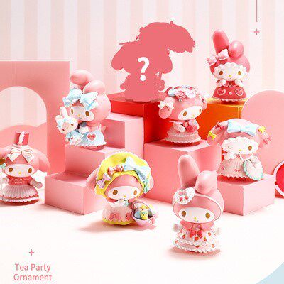 2020 net red new light chasing girl blind box hand-made decoration cartoon children girl version birthday gift girl heart