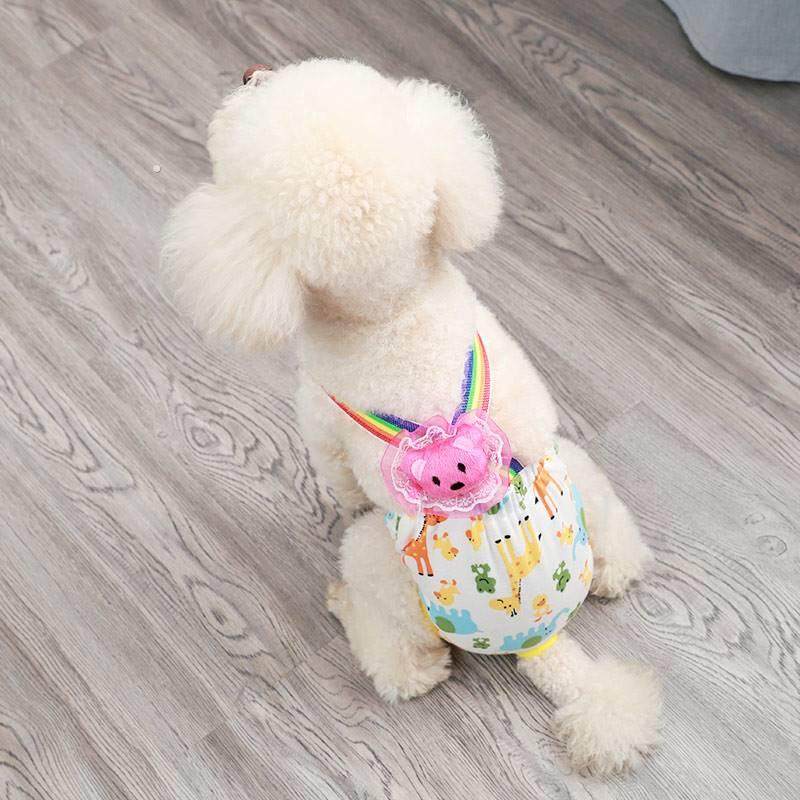 Mother Dogs Physiological Pants Women Teddy Month Menstrual Safety Sanitary Napkins Puppies Aunt's Divine Instrumental Underwear for Small Pets-Taobao