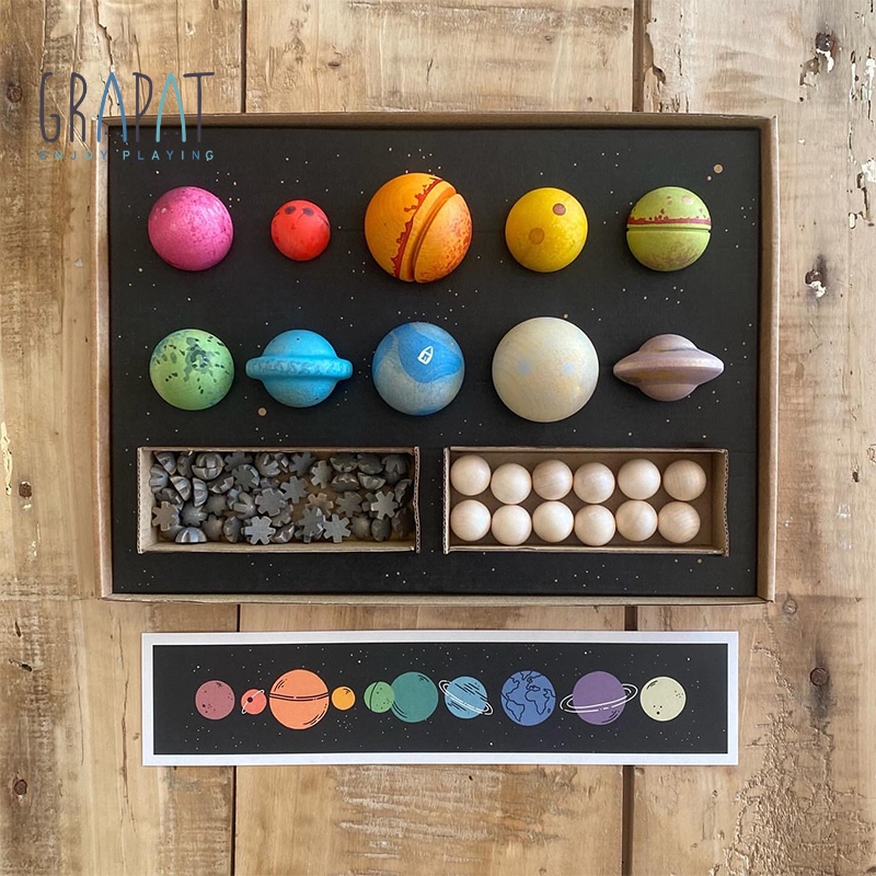 Spanish Grapat Little Cute Planet Exploration Set Weekly Calendar Planet Building Blocks Children's Enlightenment Cognitive Toys 3Y Spanish Grapat Little Cute Planet Exploration Set Weekly Calendar Planet Building Blocks Children's Enlightenment Cognitive Toys 3Y