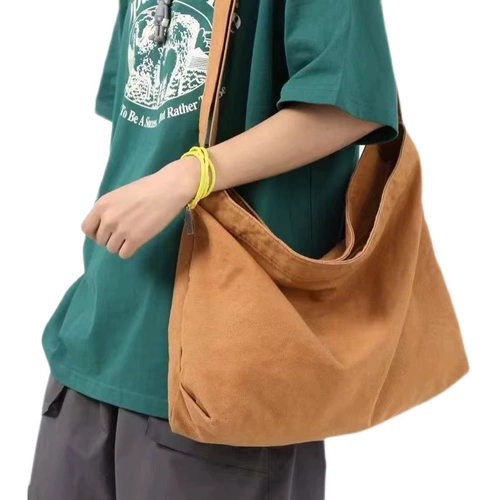 Ретро портативная сумка через плечо подходит для мужчин и женщин, вместительная и большая сумка на одно плечо, рюкзак