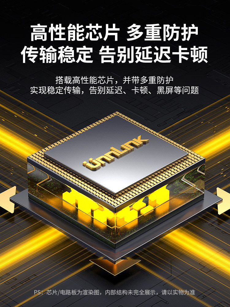 HDMI Switcher Five-In-One-Out Converter Typec to HDMI Shared One Monitor 8K High-Definition Synchronous Distribution Extender Suitable for Apple Macmini Computer Host Split Screen Ps5