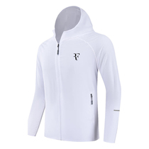 Summer sun protection white Nadal tennis suit for men Federer casual jacket Xiao De thin sports windbreaker for women
