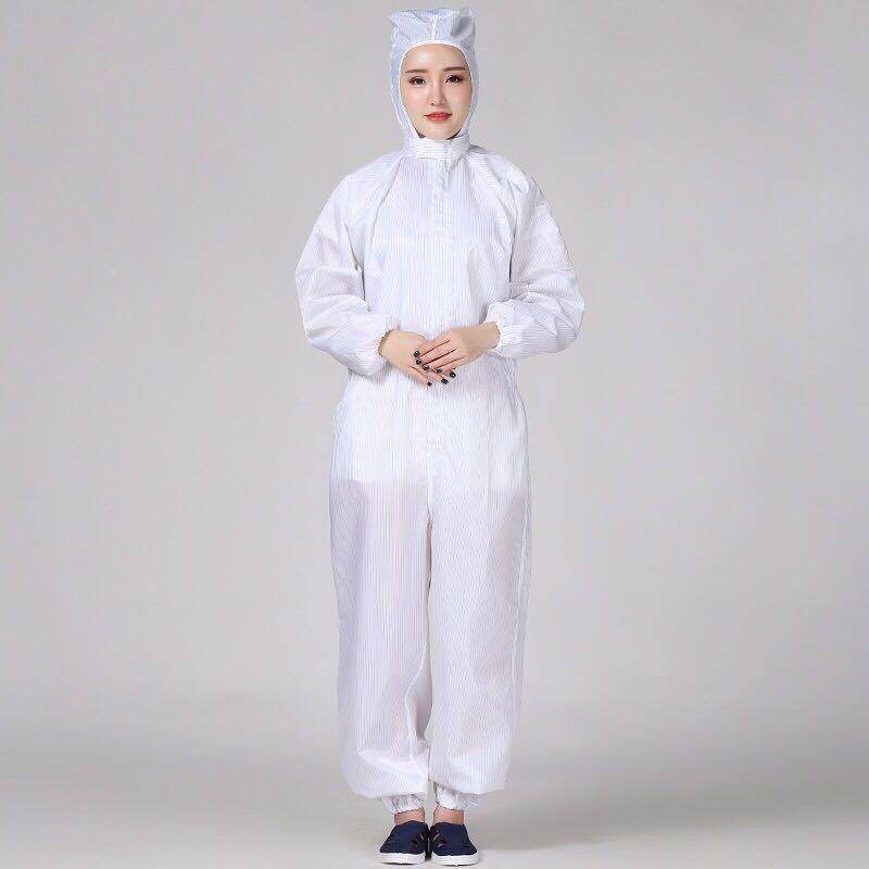 Dust clothing one-piece dust clothing anti-static work one-piece hooded spray paint static non-electric clothing hooded UZJ anti-static clothing
