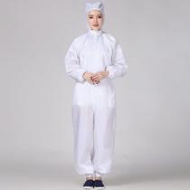 Dust clothing one-piece suit dust clothing anti-static work one-piece hooded spray paint static non-electric clothing with hood UZJ anti-static clothing