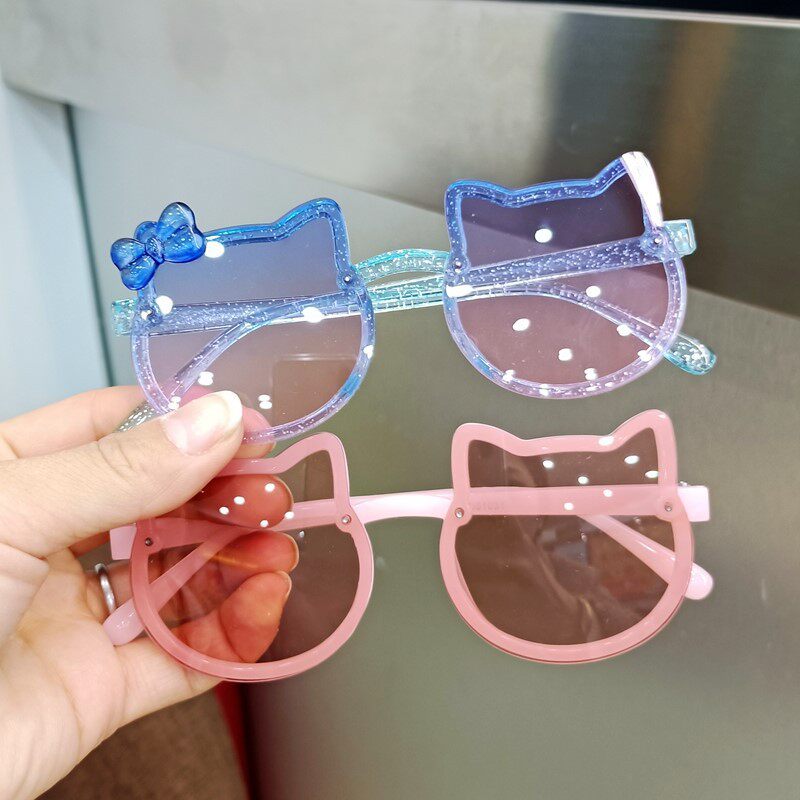 Children Sunglasses Girl Sunglasses Toys Kids Sunscreen Girl Glasses Tide Fashion Baby Not Hurting Eyes-Taobao