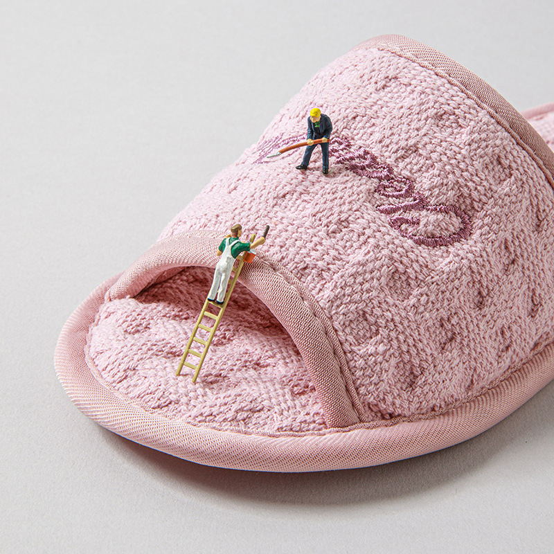 Silent, Noiseless, Fully Covered Fabric Floor Slippers with Cloth Soles for Indoor Use, Machine Washable, High Aesthetic Value for Women, Home Carpet