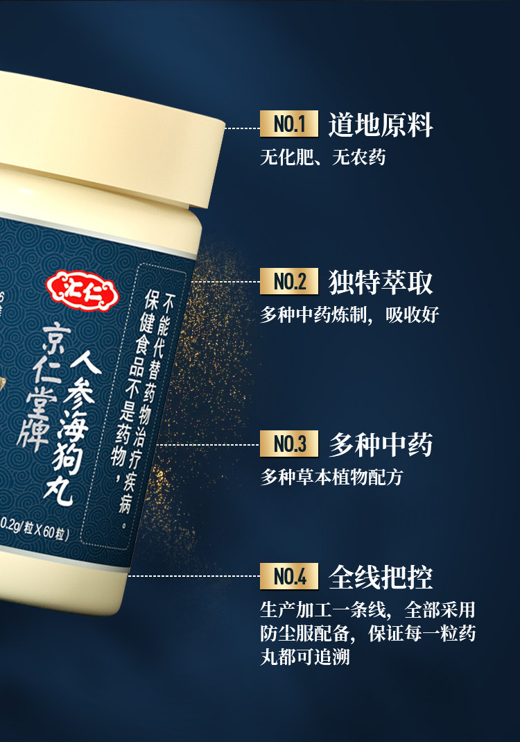 汇仁 人参海狗丸 60粒 图6