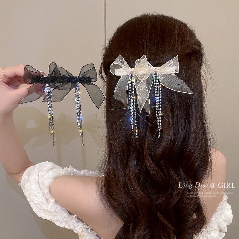 The Eugen Yukun butterfly bow with drilled soda clamp after head hair clamp decoration 2022 new hair decoration woman