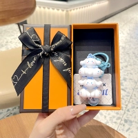 Кремовая синяя дженга, подарочная коробка