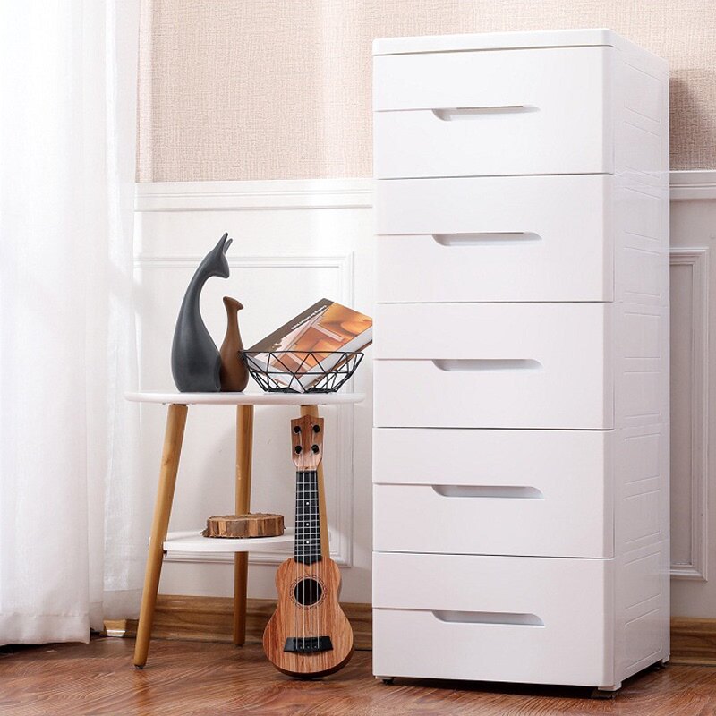 20 30 38CM crevice storage cabinet drawer powder room plastic storage cabinet finishing kitchen rack cabinet
