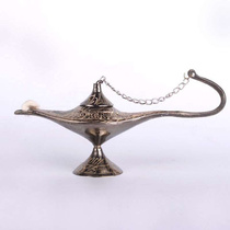 High-end Pakistani bronze Aladdin colorful circle magic lamp rub it to make your every wish come true