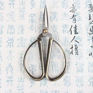 Special scissors for paper-cutting, small-headed pointed scissors, handmade paper-cutting window grille tools, polished by professional artists