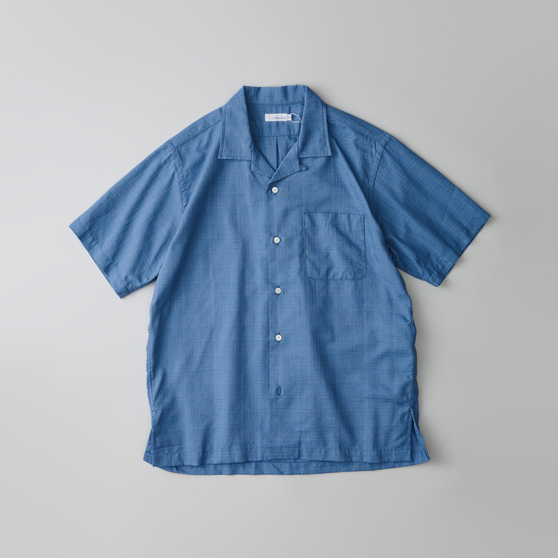 Authorized In-Stock Nanamica Open Collar Panama Shirt Japanese-Made Panama Short-Sleeve Shirt