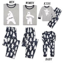 Christmas Family Pajamas Set Xmas Clothes Parent-Child Suit