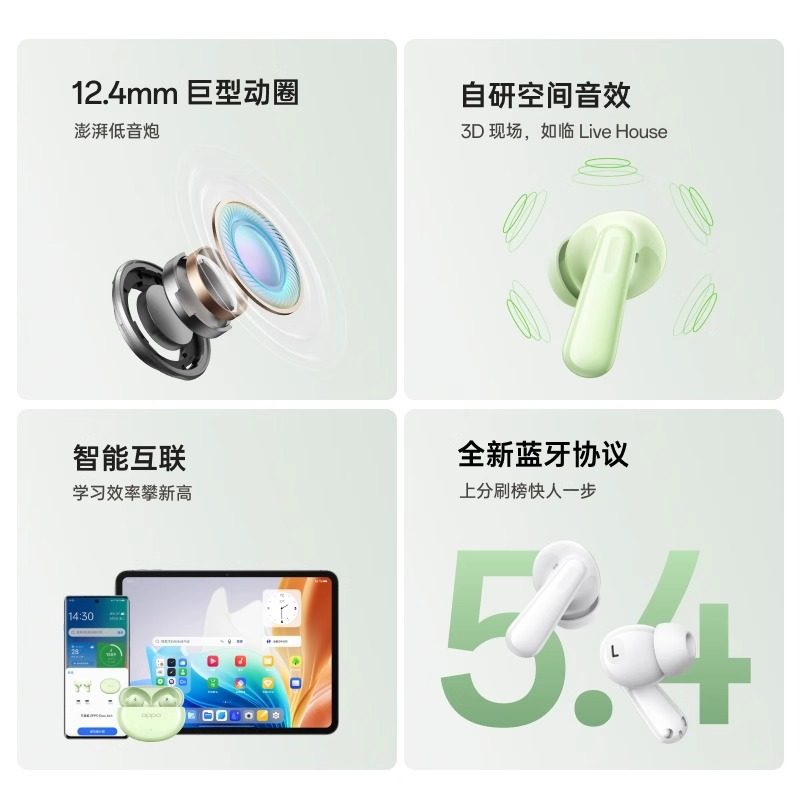 Oppo Enco Air4 New Sound Edition True Wireless Bluetooth Earphones Encoair4 Original Oppo Earphones Air4