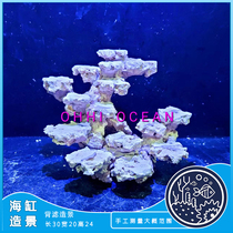 Sea tank back filter landscaping live stone artificial stone free algae weather hot fish tank ornaments nipple nest landscaping rockery aquarium
