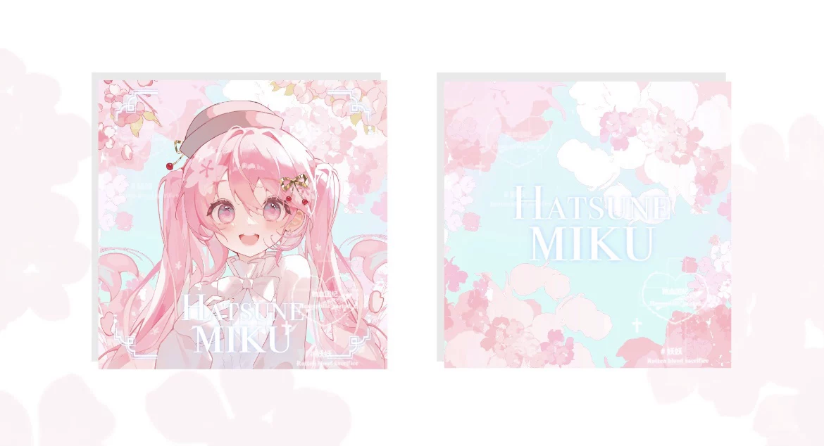 "Pre -sale/drop" [Feng Chuanhua Xin] Hatsune Miku Future Sakura Future Miku is around