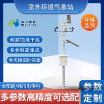 Small automatic weather station IoT field greenhouse monitoring outdoor soil temperature humidity and rainfall sensor equipment